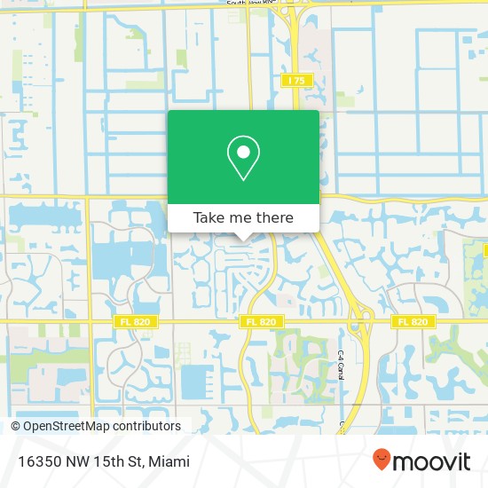 16350 NW 15th St map