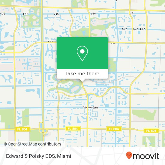 Edward S Polsky DDS map