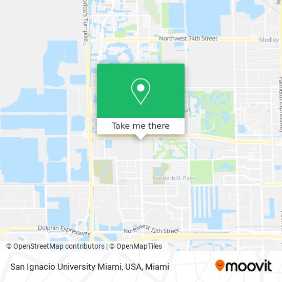 San Ignacio University Miami, USA map