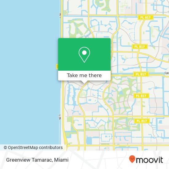 Mapa de Greenview Tamarac