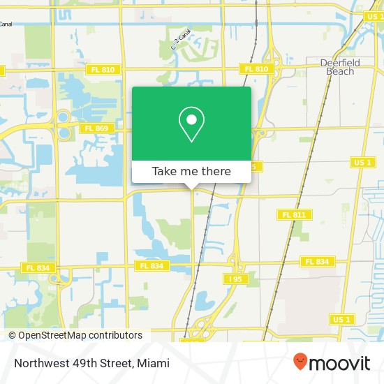 Northwest 49th Street map