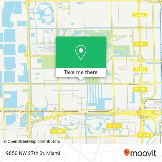 9850 NW 27th St map