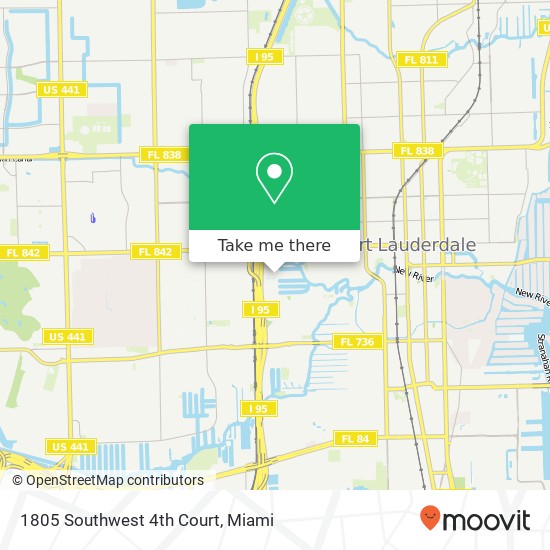 1805 Southwest 4th Court map