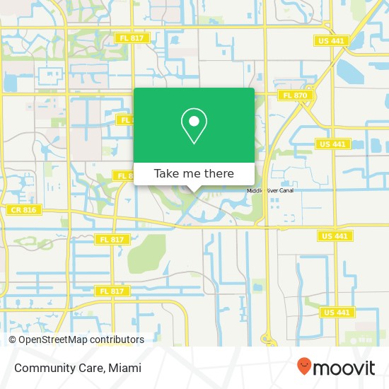 Community Care map