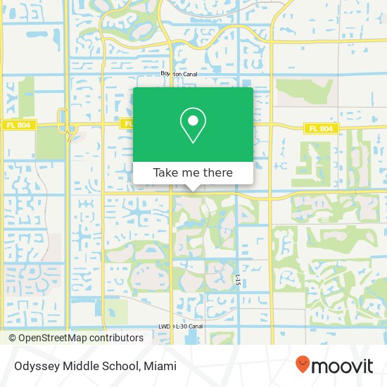 Odyssey Middle School map