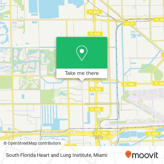 South Florida Heart and Lung Institute map