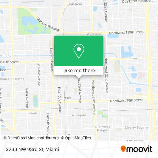 3230 NW 93rd St map