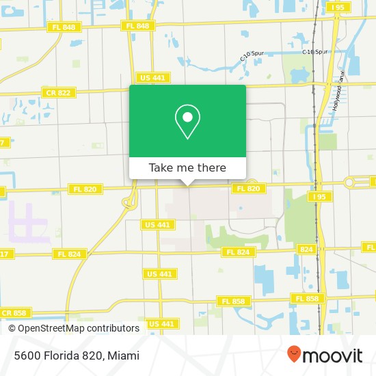 Mapa de 5600 Florida 820