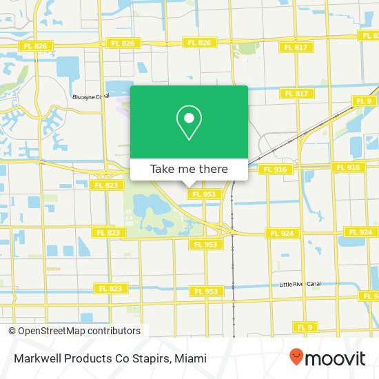 Markwell Products Co Stapirs map