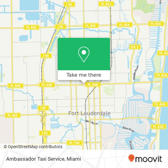 Ambassador Taxi Service map