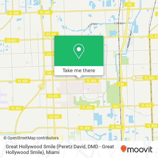 Great Hollywood Smile (Peretz David, DMD - Great Hollywood Smile) map