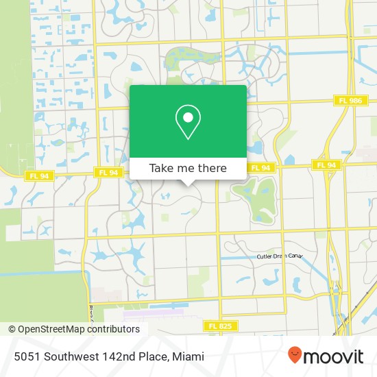 Mapa de 5051 Southwest 142nd Place