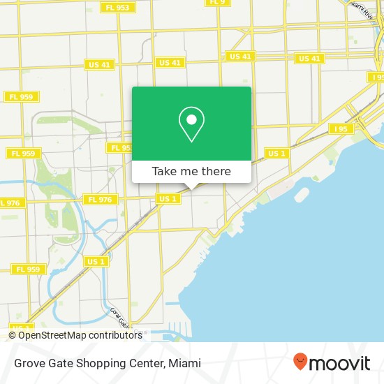 Grove Gate Shopping Center map