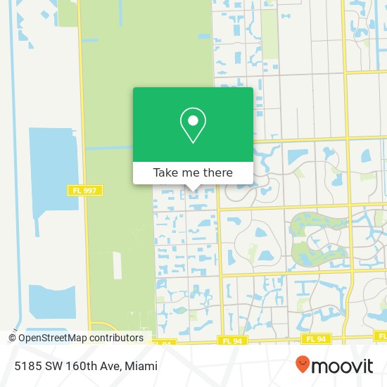 Mapa de 5185 SW 160th Ave