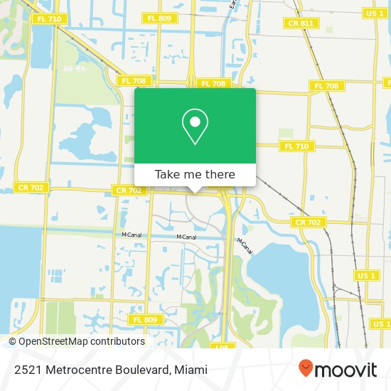 Mapa de 2521 Metrocentre Boulevard