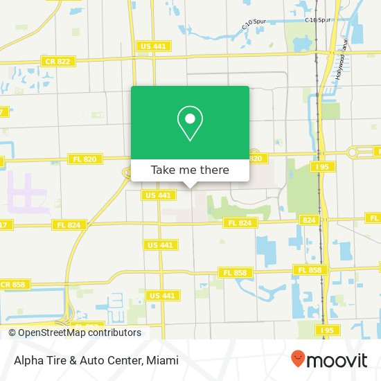Alpha Tire & Auto Center map