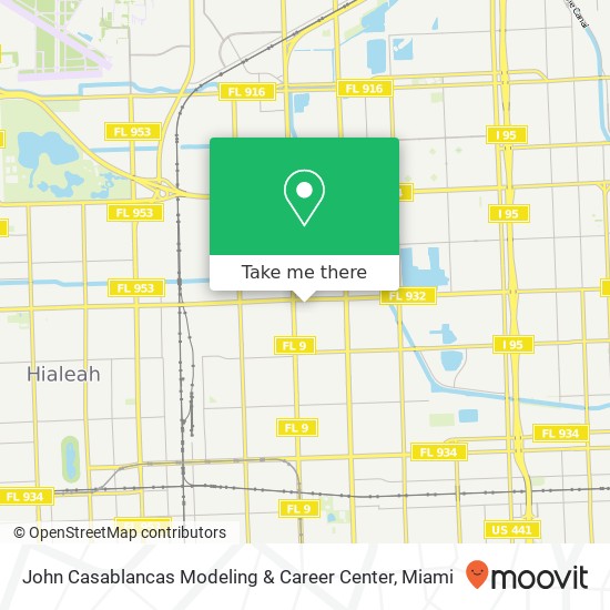 Mapa de John Casablancas Modeling & Career Center