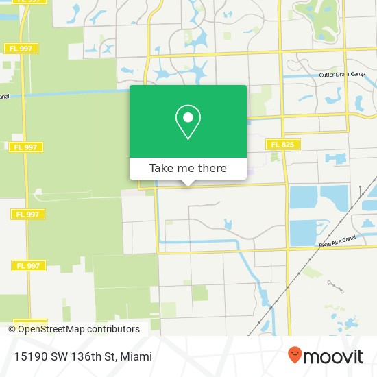 15190 SW 136th St map