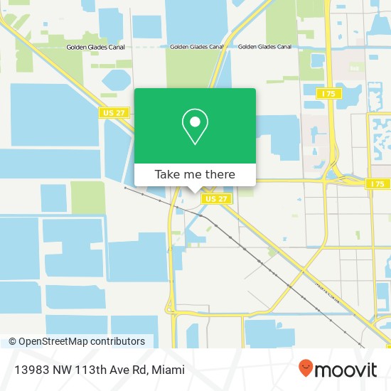 13983 NW 113th Ave Rd map