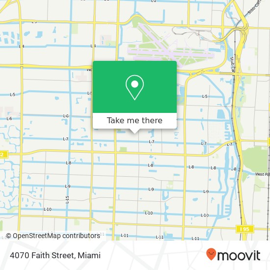 Mapa de 4070 Faith Street