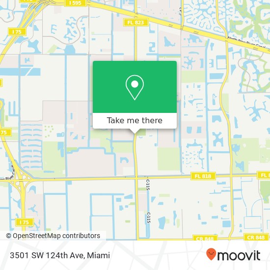 Mapa de 3501 SW 124th Ave