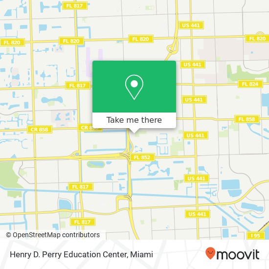 Henry D. Perry Education Center map