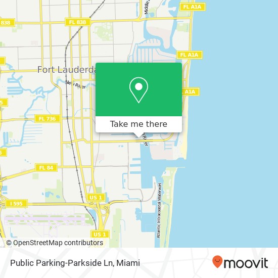 Mapa de Public Parking-Parkside Ln