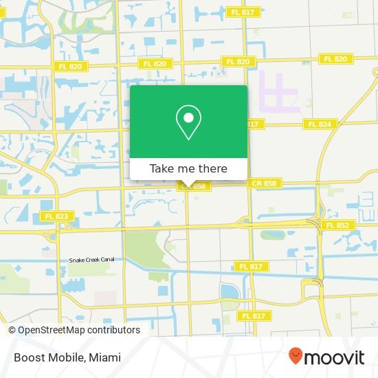 Boost Mobile map