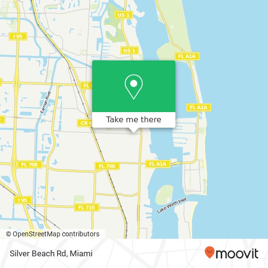 Silver Beach Rd map