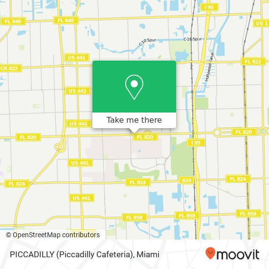 PICCADILLY (Piccadilly Cafeteria) map