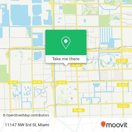 Mapa de 11147 NW 3rd St