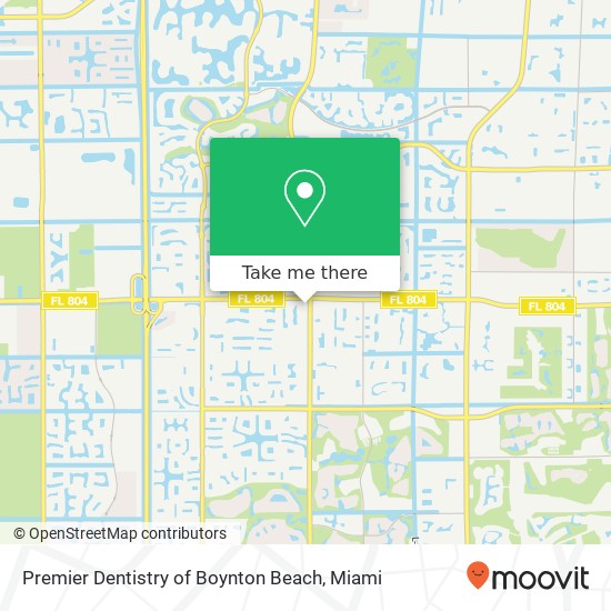 Premier Dentistry of Boynton Beach map