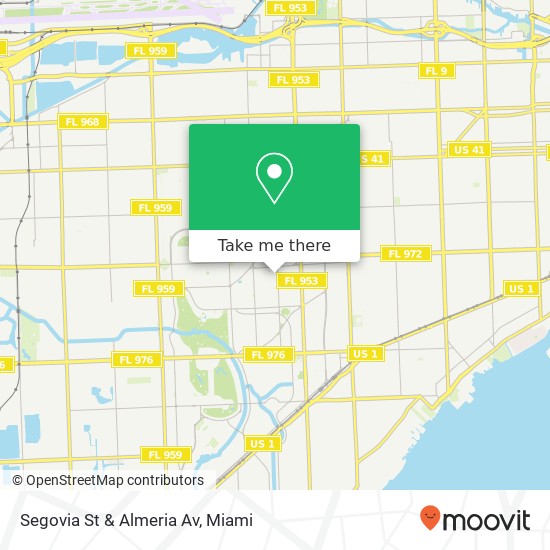 Segovia St & Almeria Av map