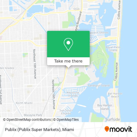 Publix (Publix Super Markets) map