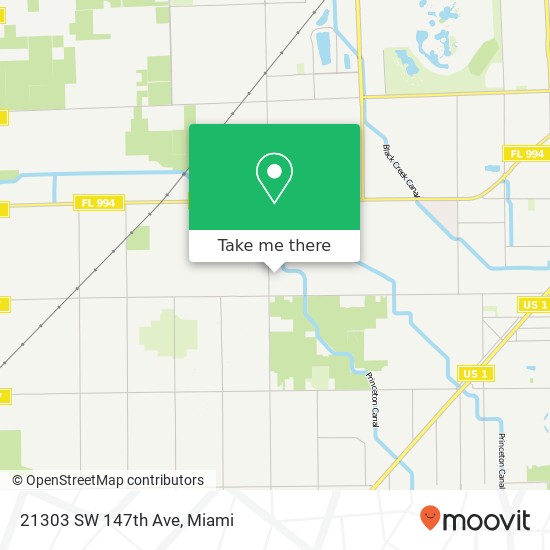 21303 SW 147th Ave map