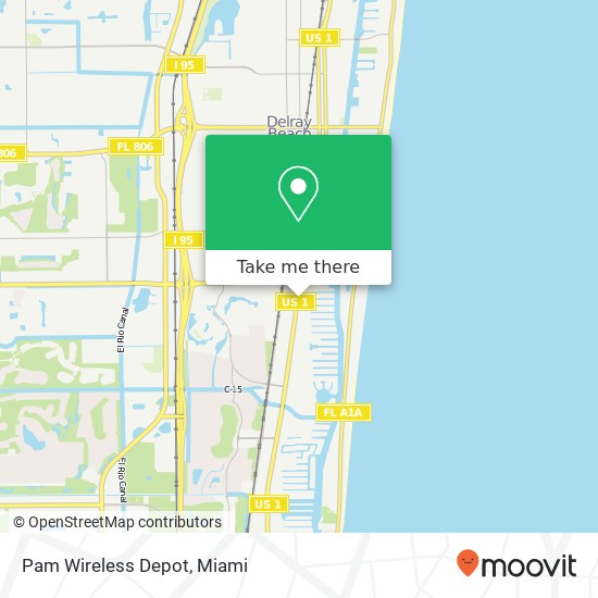 Pam Wireless Depot map