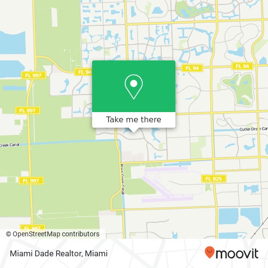 Mapa de Miami Dade Realtor