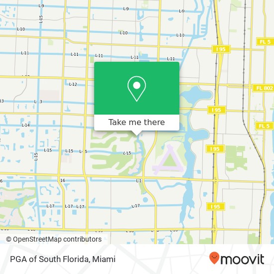 Mapa de PGA of South Florida