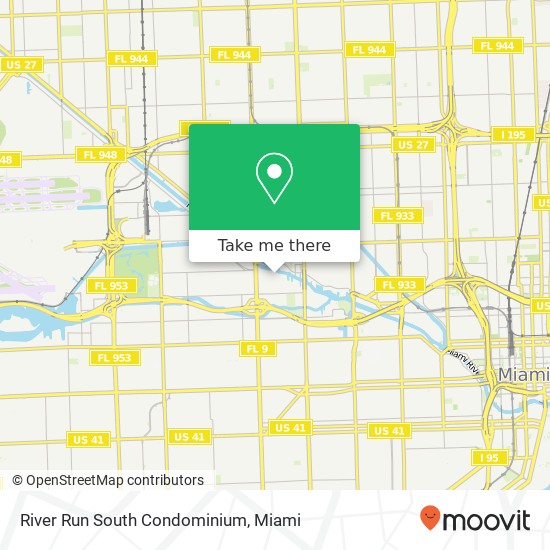 River Run South Condominium map