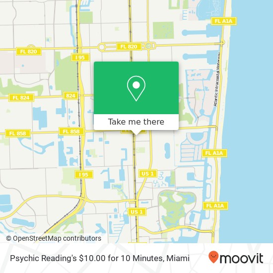 Psychic Reading's $10.00 for 10 Minutes map