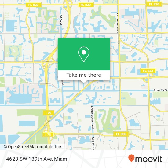 4623 SW 139th Ave map