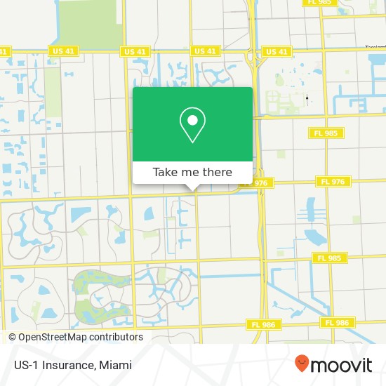 US-1 Insurance map
