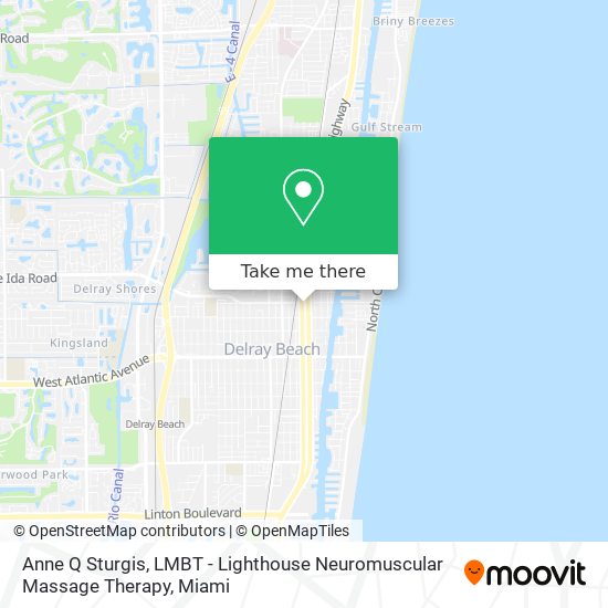 Anne Q Sturgis, LMBT - Lighthouse Neuromuscular Massage Therapy map