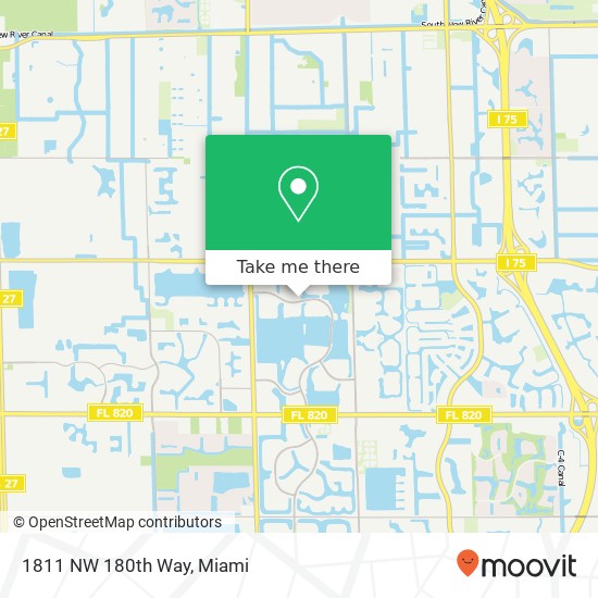 1811 NW 180th Way map