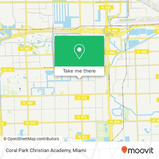 Mapa de Coral Park Christian Academy