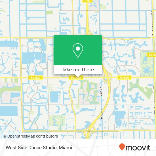 West Side Dance Studio map