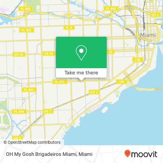 Mapa de OH My Gosh Brigadeiros Miami