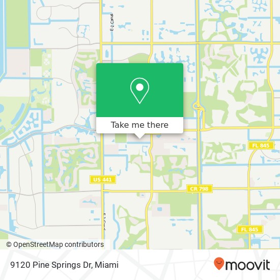 9120 Pine Springs Dr map