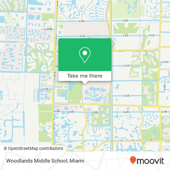 Woodlands Middle School map