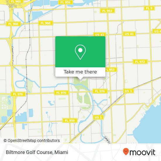Biltmore Golf Course map